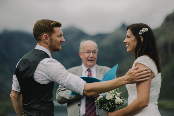 Scottish elopement, Handfasting, Gaelic Blessing, Isle of Skye Wedding, Charlotte Balbier wedding dress, Kitchener Photography