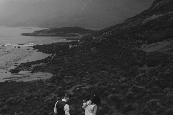 Scottish elopement, Handfasting, Gaelic Blessing, Isle of Skye Wedding, Charlotte Balbier wedding dress, Kitchener Photography