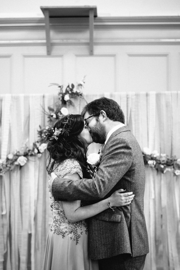 Rowanjoy pale green wedding dress, Eclectic Edinburgh wedding, Caro Weiss Photography