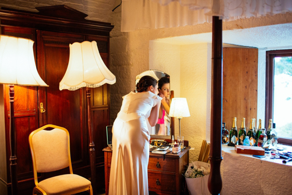 Elegant vintage inspired Cornwall wedding with butterflies, Photography by Sarah Falugo