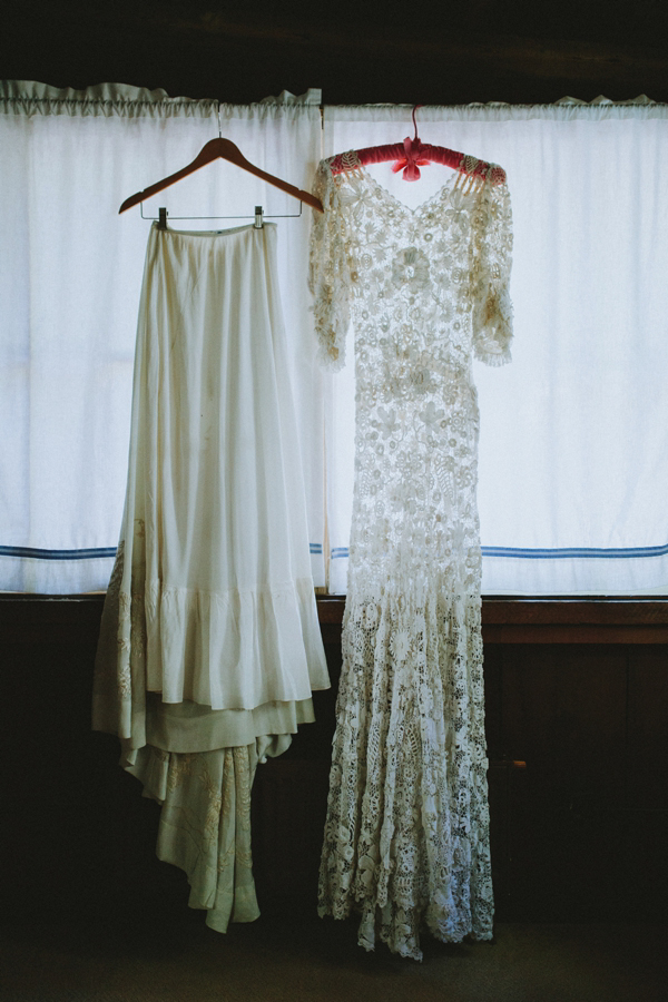Edwardian vintage crochet wedding dress, Californian wedding, Brittany Esther wedding photography