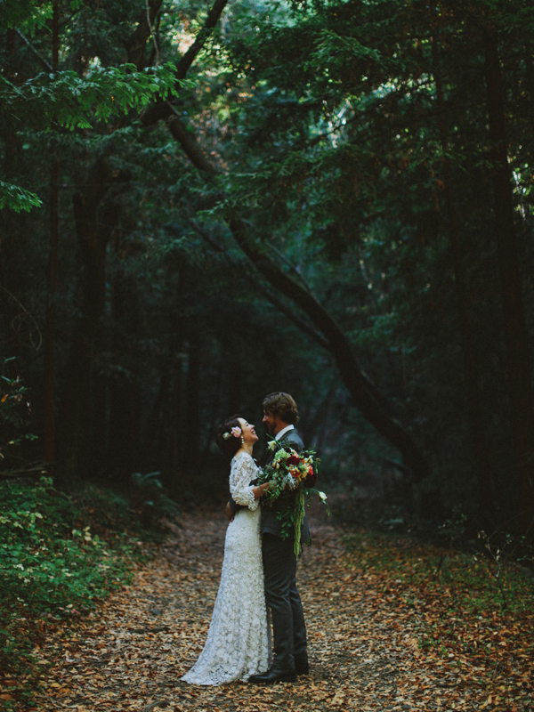 Edwardian vintage crochet wedding dress, Californian wedding, Brittany Esther wedding photography