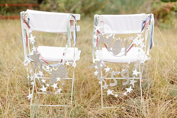 Wedding Chair Decor DIY Tutorial by Knot and Pop, for Love My Dress