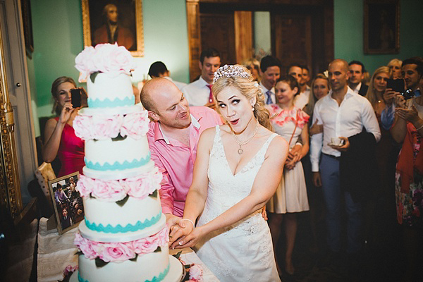 Maggie Sottero Wedding Dress, Pink and Turquoise Wedding, Claudia Rose Carter Photography