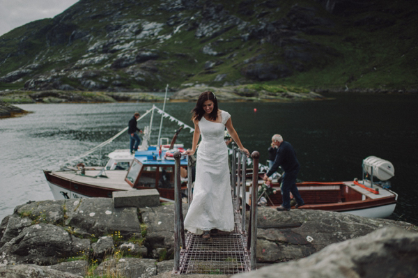 Scottish elopement, Handfasting, Gaelic Blessing, Isle of Skye Wedding, Charlotte Balbier wedding dress, Kitchener Photography