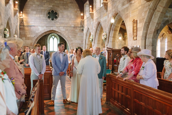 Jenny Packham, rustic floral coral wedding, Laura McCluskey Photography