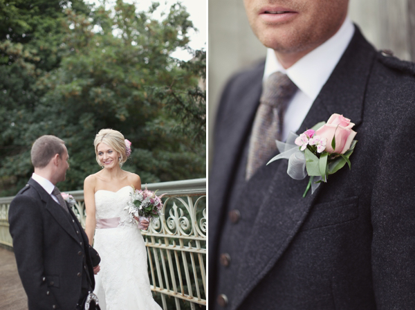 La Sposa wedding dress // soft pink romantic wedding // Craig & Eva Sanders Photography