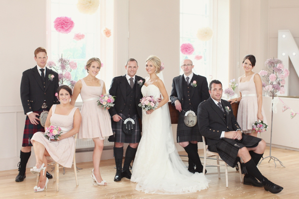 La Sposa wedding dress // soft pink romantic wedding // Craig & Eva Sanders Photography
