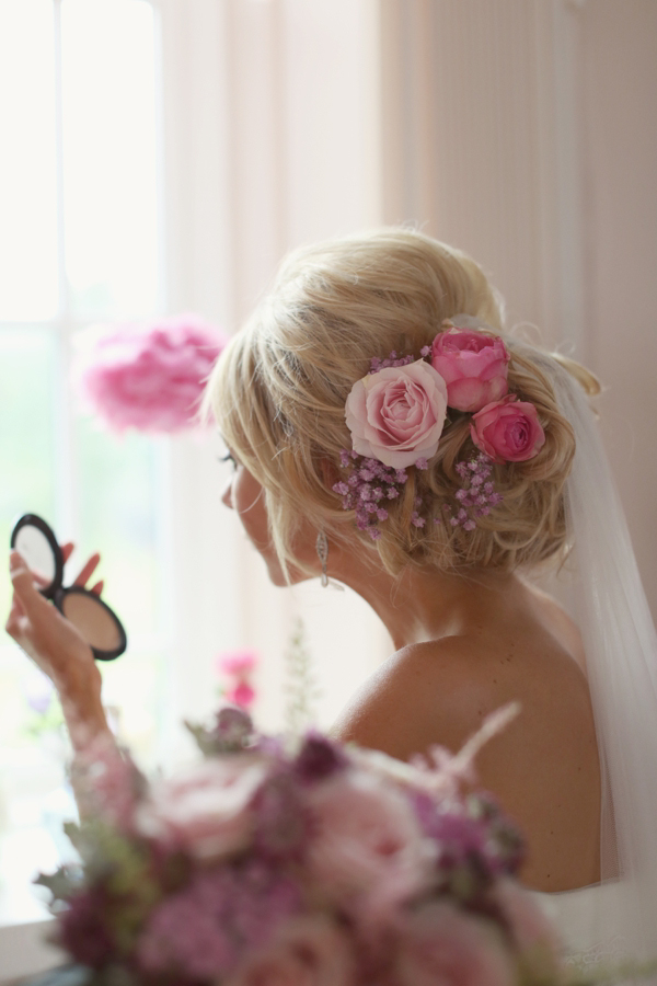 La Sposa wedding dress // soft pink romantic wedding // Craig & Eva Sanders Photography