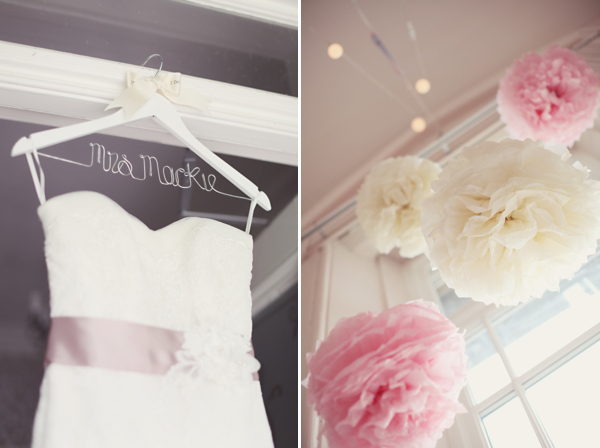 La Sposa wedding dress // soft pink romantic wedding // Craig & Eva Sanders Photography