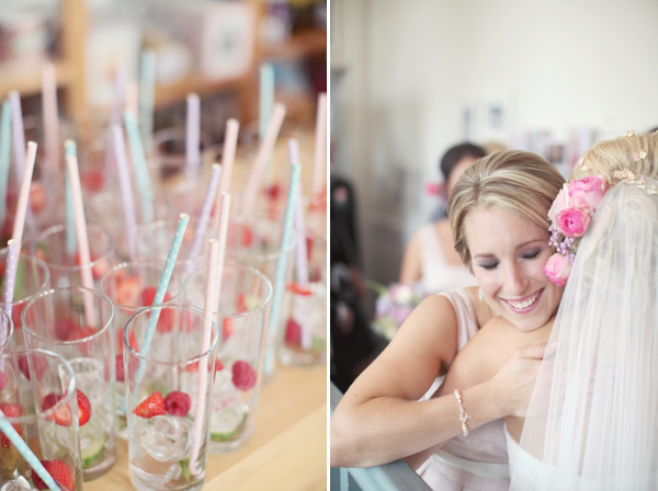 La Sposa wedding dress // soft pink romantic wedding // Craig & Eva Sanders Photography