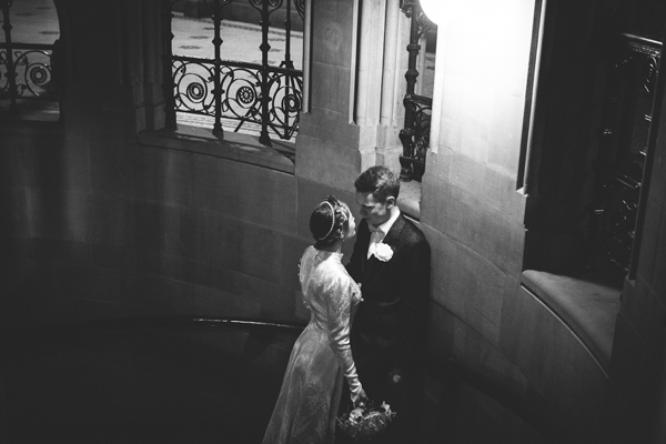 1970s vintage wedding dress // Jonny Draper Photography
