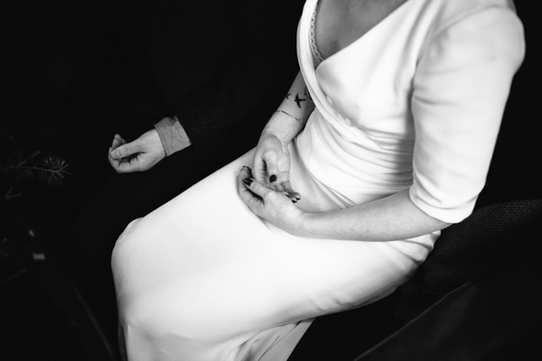 Rowanjoy wedding dress, relaxed down to earth wedding, Scottish wedding, Caro Weiss Photography