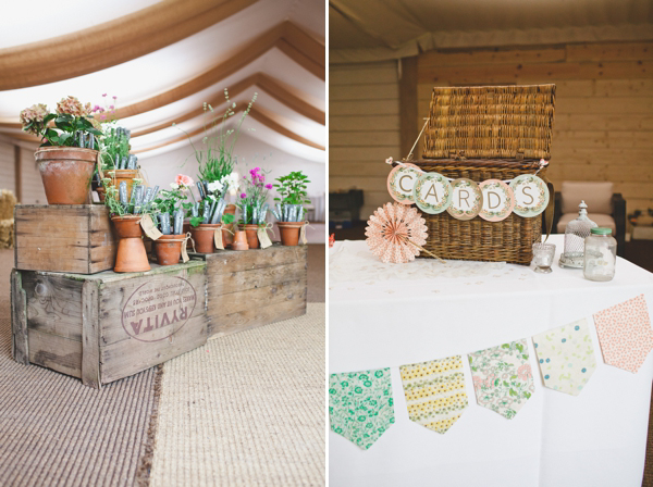 Jenny Packham, rustic floral coral wedding, Laura McCluskey Photography