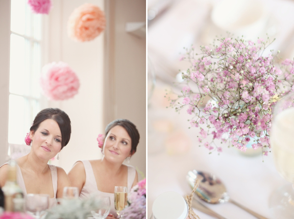 La Sposa wedding dress // soft pink romantic wedding // Craig & Eva Sanders Photography