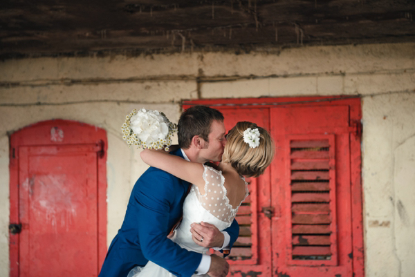 Candy Anthony wedding dress with yellow petticoat // Tino & Pip Photography