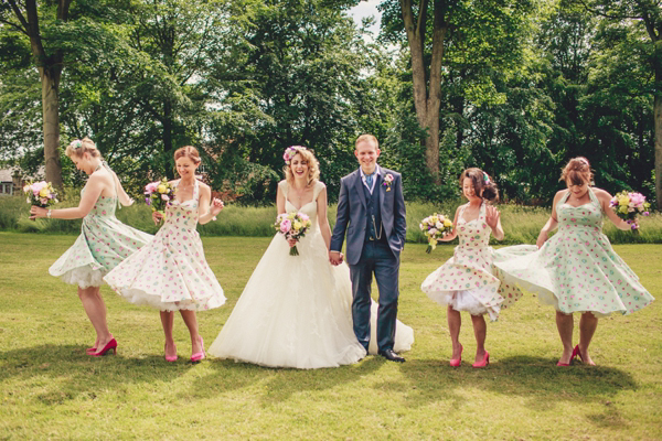 1940s & 1950s vintage inspired afternoon English tea party wedding