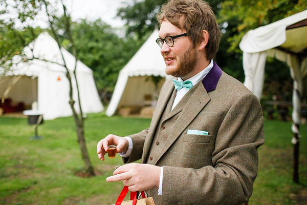 Vintage and bohemian inspired woodland wedding