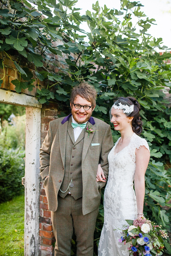 Vintage and bohemian inspired woodland wedding