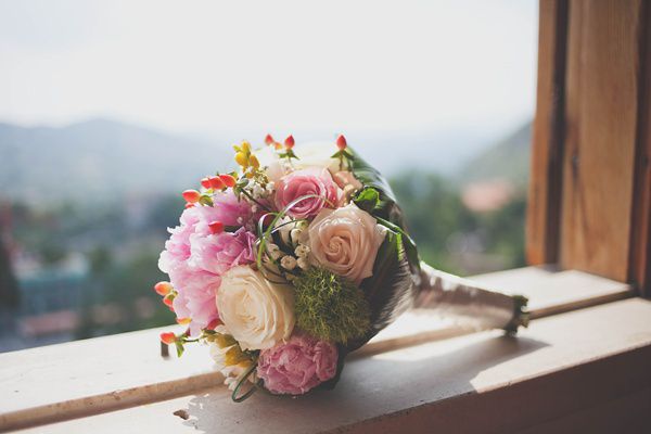 Muscari by Jenny Packham for an Italian wedding