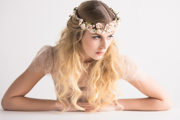 Lila - handcrafted floral headpieces for brides