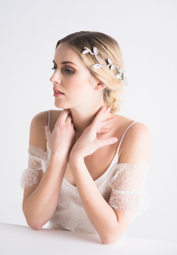 Lila - handcrafted floral headpieces for brides