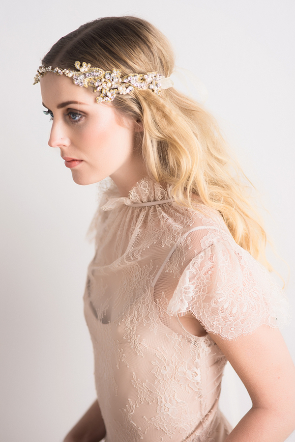 Lila - handcrafted floral headpieces for brides