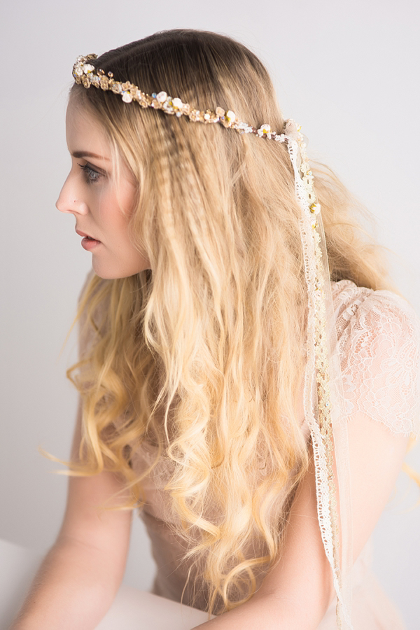 Lila - handcrafted floral headpieces for brides