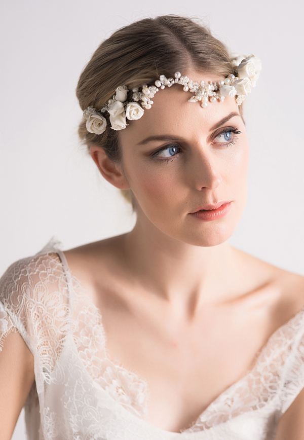 Lila - handcrafted floral headpieces for brides