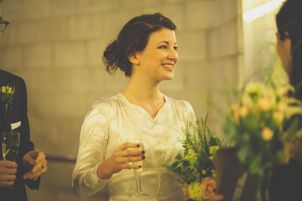 Lost in Translation inspired wedding // Wedding at The Crucible Theatre in Sheffield // Bride wearing a Japanese Kimono // Photography by India Hobson