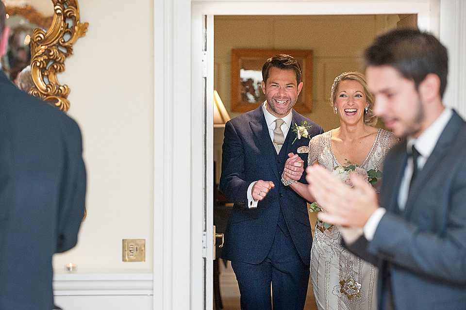 Eden by Jenny Packham // Intimate Country House Civil Ceremony // Photography by Julie Tinton