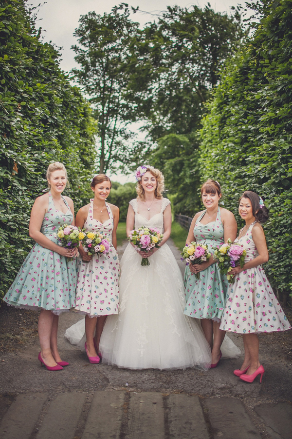 1940s & 1950s vintage inspired afternoon English tea party wedding