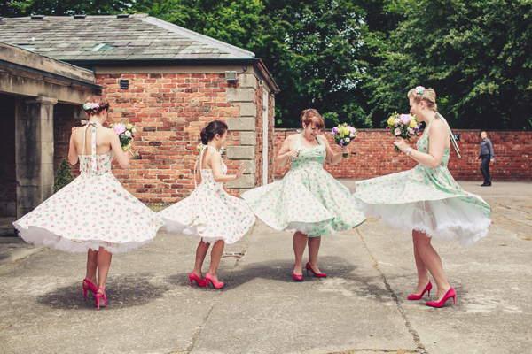 1940s & 1950s vintage inspired afternoon English tea party wedding