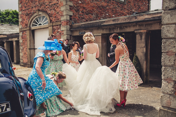 1940s & 1950s vintage inspired afternoon English tea party wedding