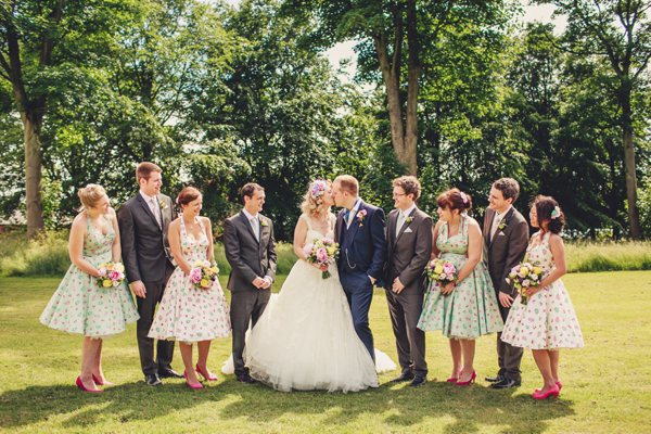 1940s & 1950s vintage inspired afternoon English tea party wedding