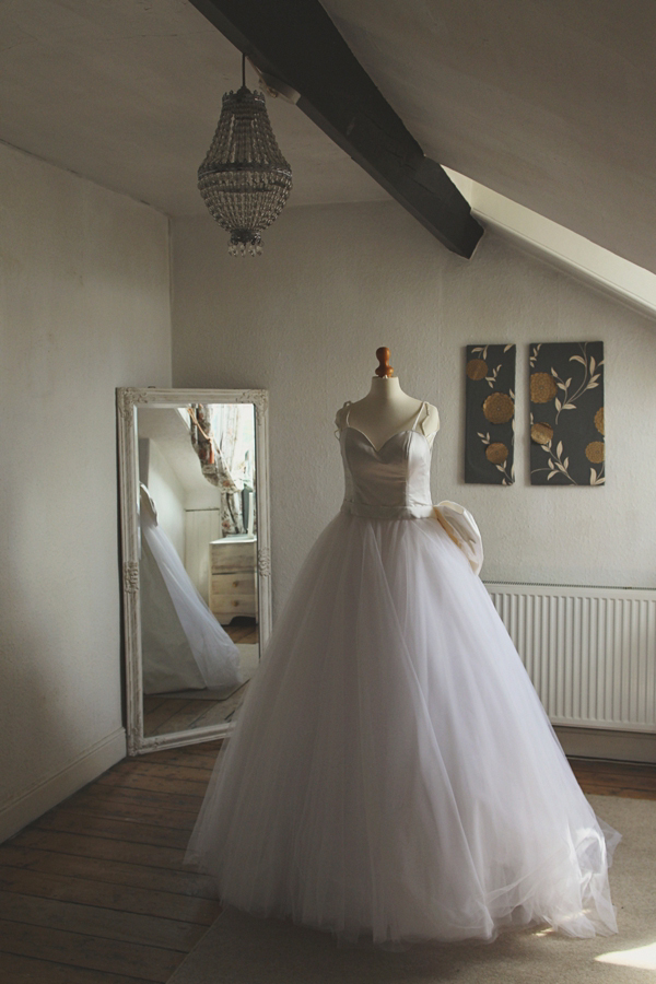 Andrea Bambridge wedding dress // Secret Garden inspired wedding // York Place Studios Wedding Photography