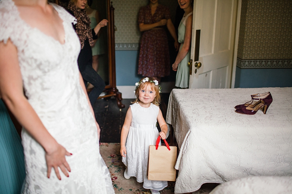 Vintage and bohemian inspired woodland wedding