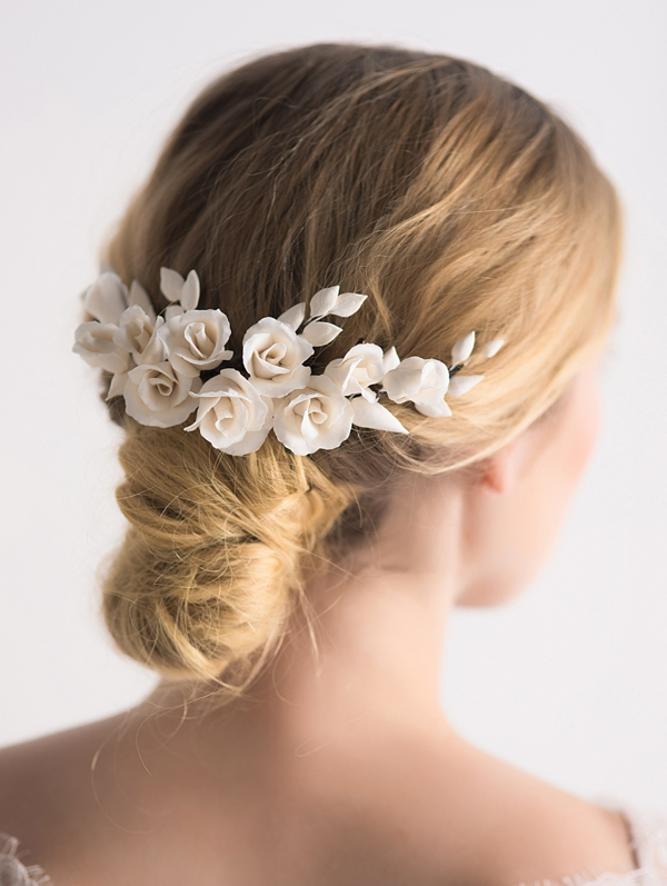 Lila - handcrafted floral headpieces for brides