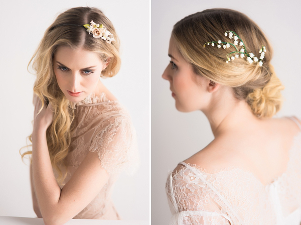 Lila - handcrafted floral headpieces for brides