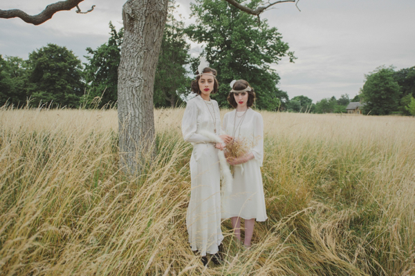 Art deco and The Great Gatsby inspired bridal headpieces by Isobel Hind Couture