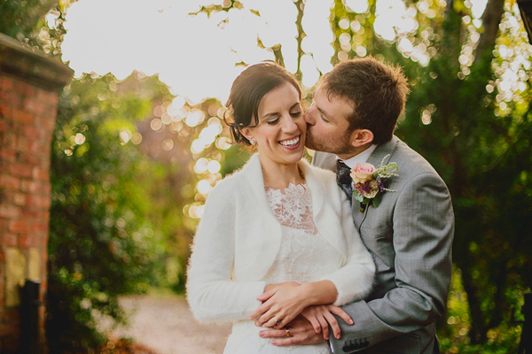Benjamin Roberts Tia wedding dress // Elegant Autumn wedding // Claire Morris Photography