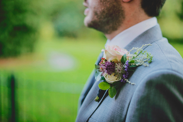 Benjamin Roberts Tia wedding dress // Elegant Autumn wedding // Claire Morris Photography