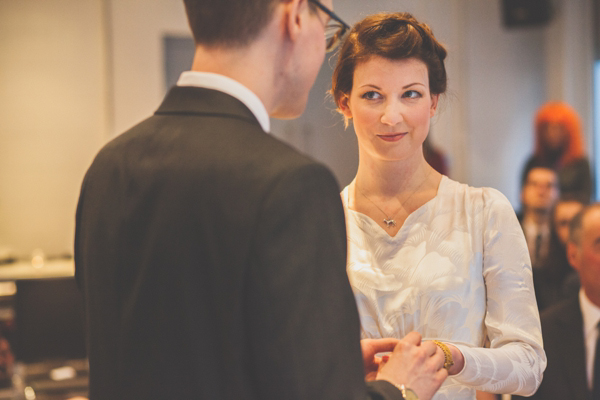 Lost in Translation inspired wedding // Wedding at The Crucible Theatre in Sheffield // Bride wearing a Japanese Kimono // Photography by India Hobson