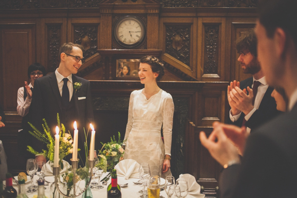 Lost in Translation inspired wedding // Wedding at The Crucible Theatre in Sheffield // Bride wearing a Japanese Kimono // Photography by India Hobson