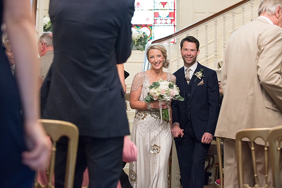 Eden by Jenny Packham // Intimate Country House Civil Ceremony // Photography by Julie Tinton