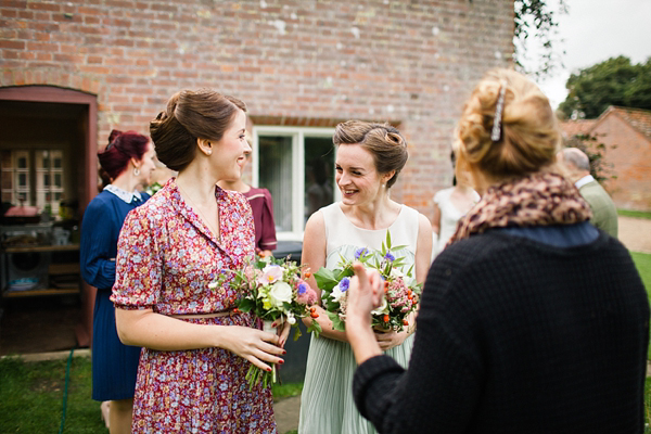 Vintage and bohemian inspired woodland wedding