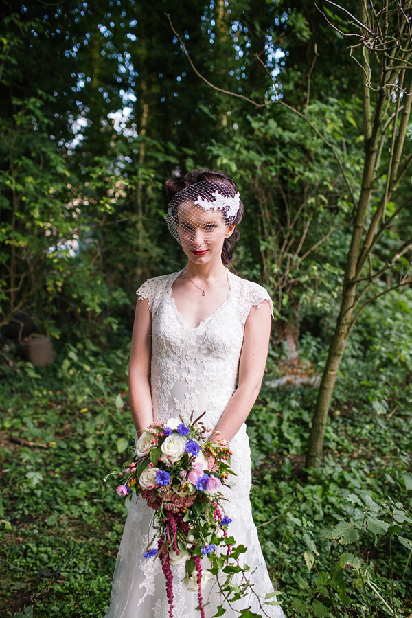 Vintage and bohemian inspired woodland wedding