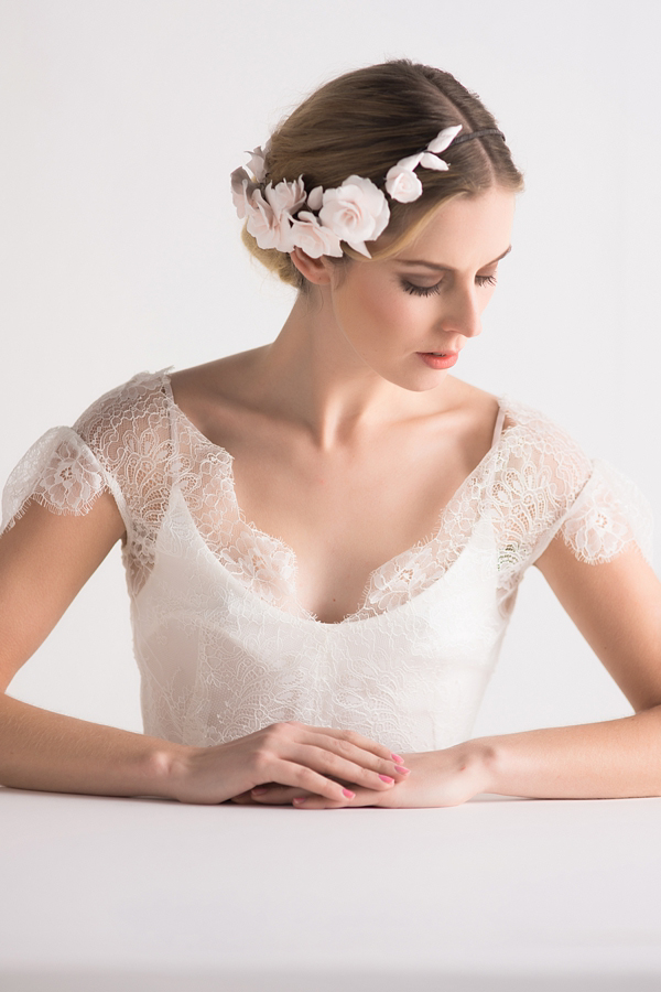 Lila - handcrafted floral headpieces for brides