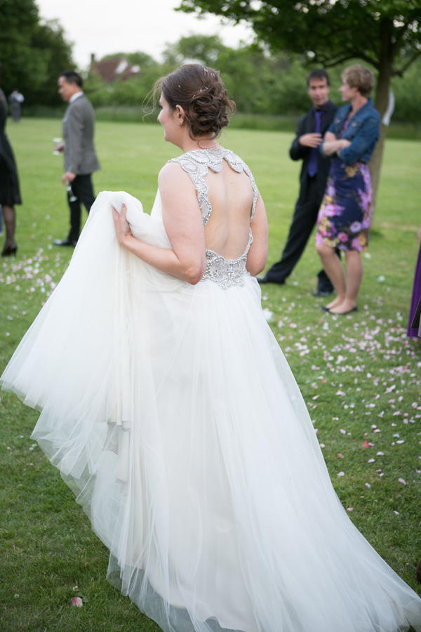 Blaire by Jenny Packham for an elegant wedding at the Henry Moore Foundation in Hertfordshire // Story Wedding Photography