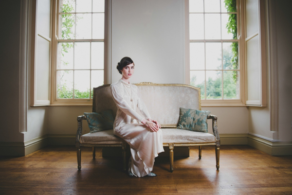 Art deco and The Great Gatsby inspired bridal headpieces by Isobel Hind Couture
